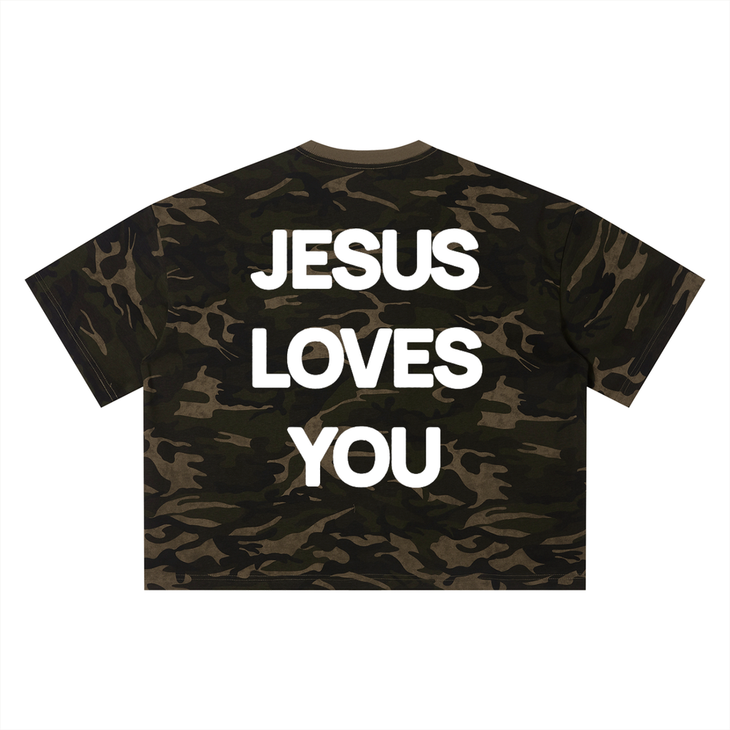 Jesus Loves You Camo Tee