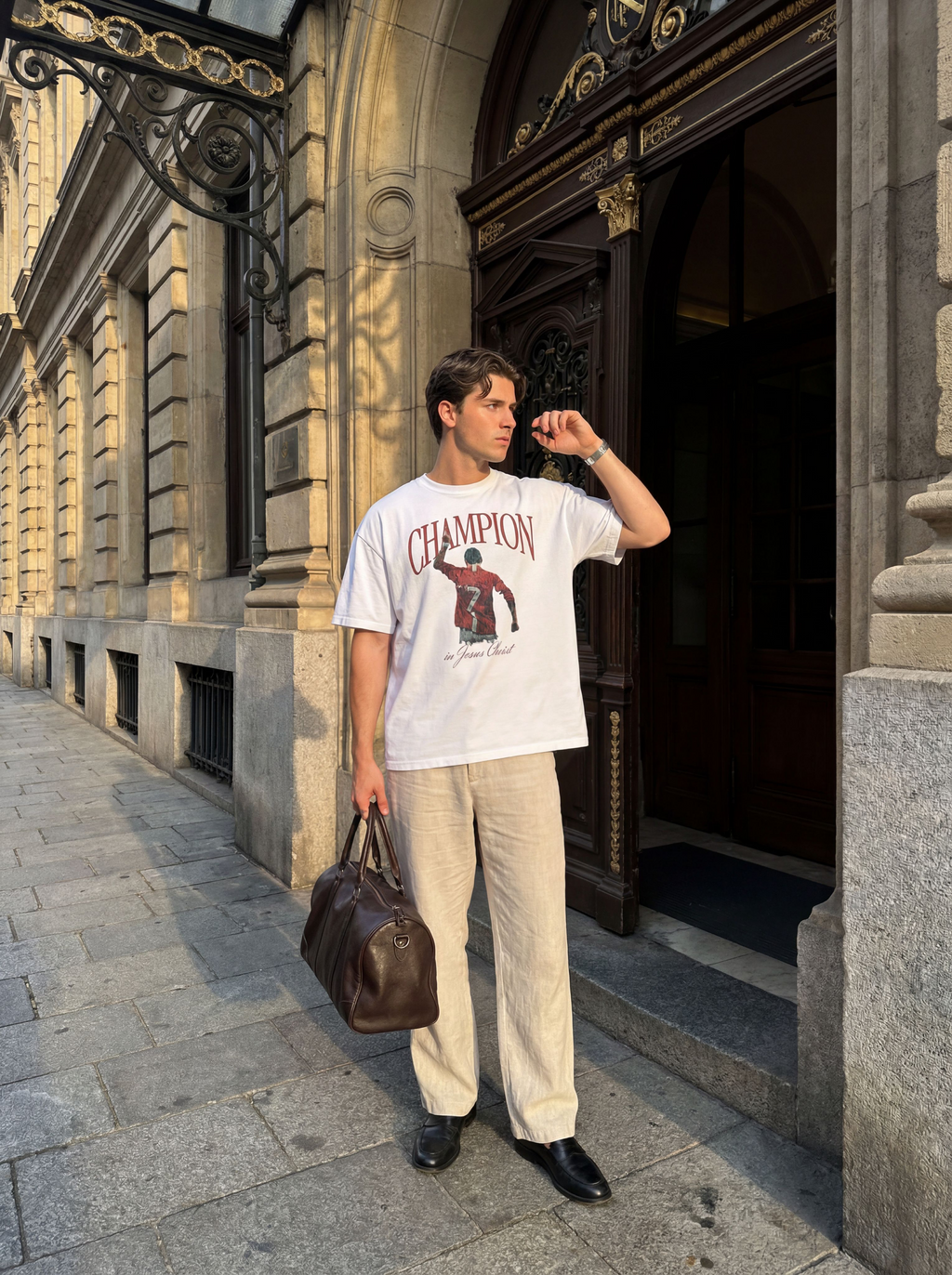 Champion in Christ 7 Tee