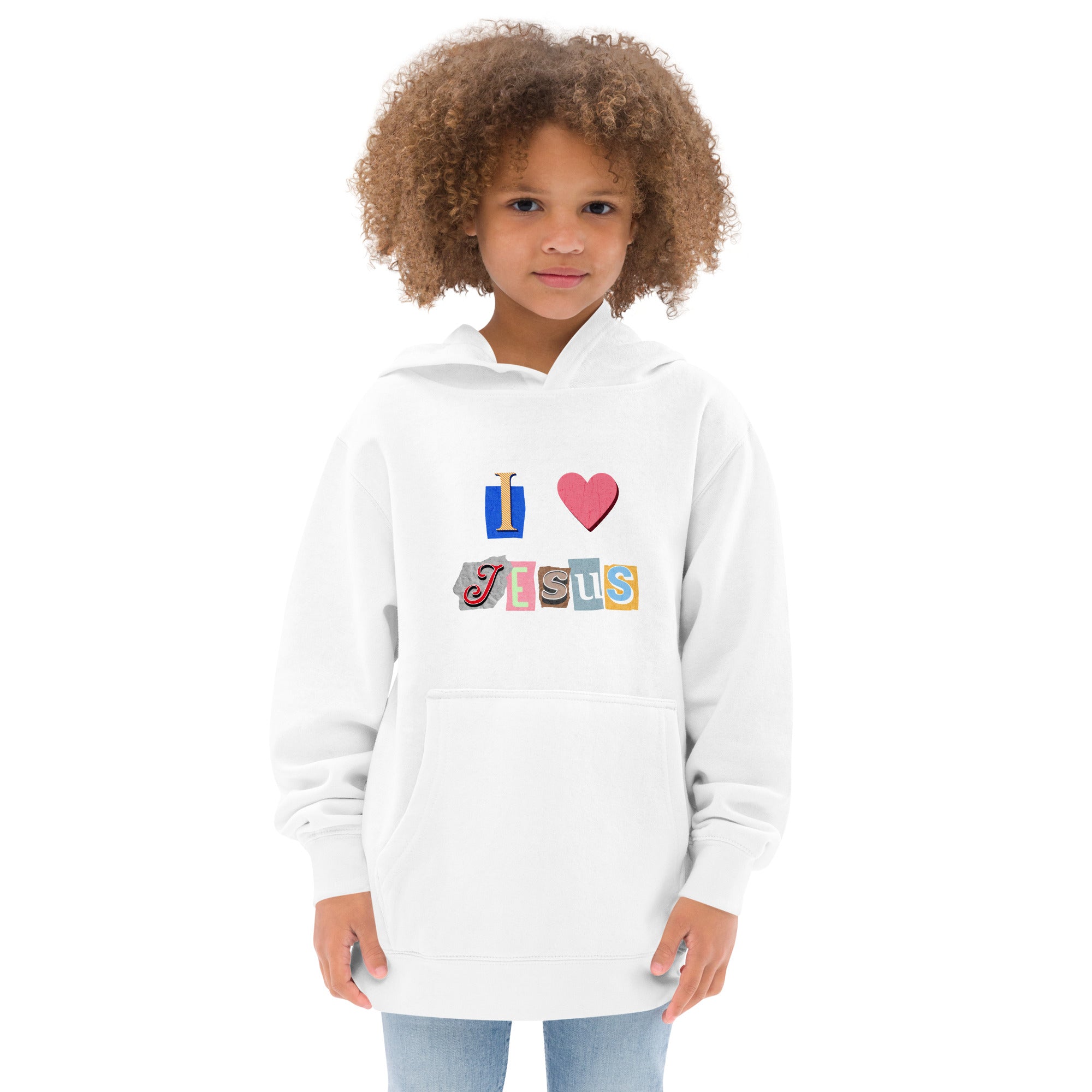 Kids "I Love Jesus" Hoodie