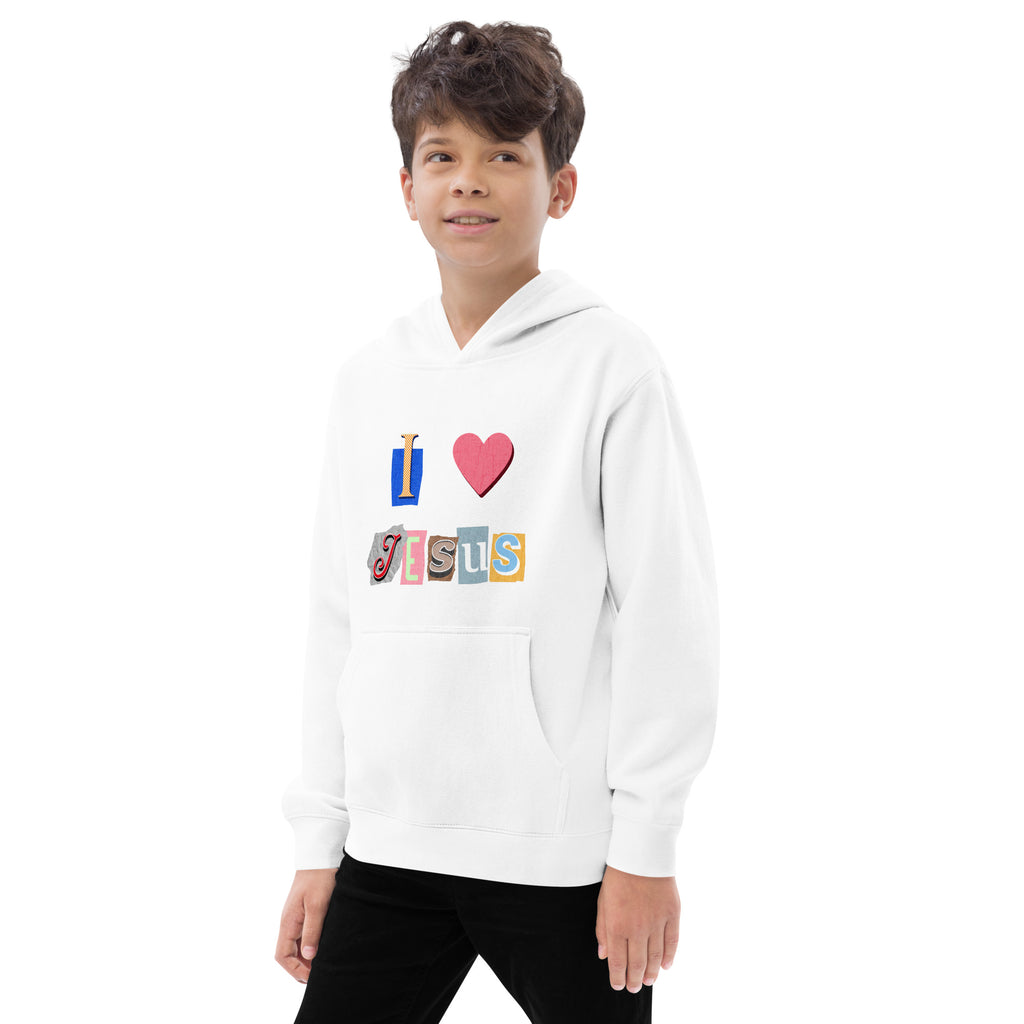 Kids "I Love Jesus" Hoodie